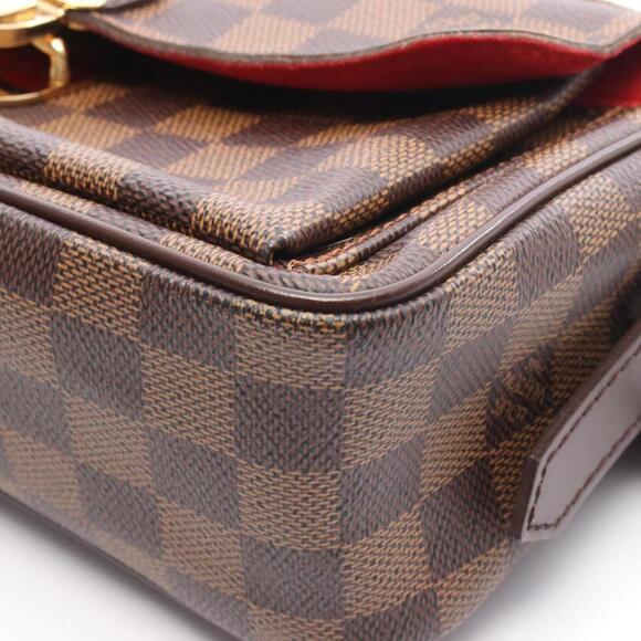 LOUIS VUITTON Brown Damier Leather Shoulder Bag - Picture 7 of 8